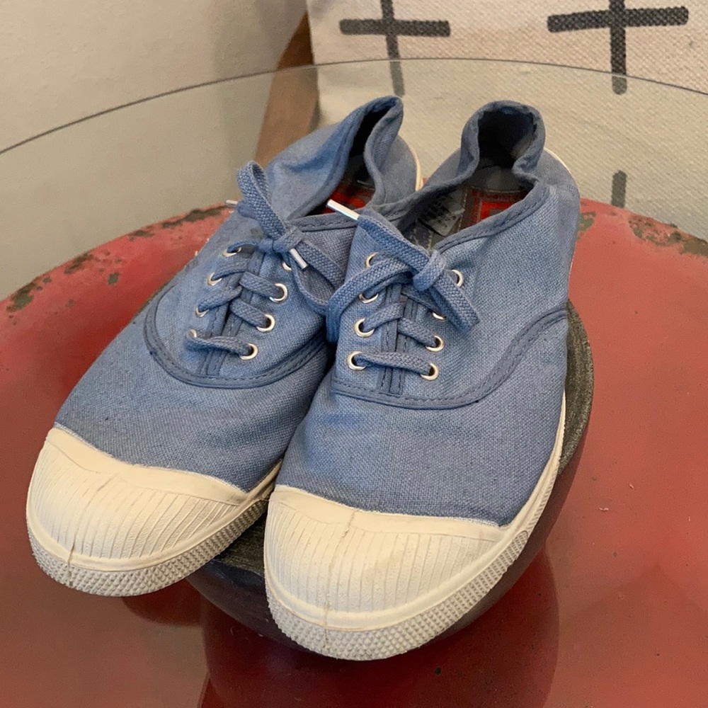 Bensimon slate blue sneakers size 38.